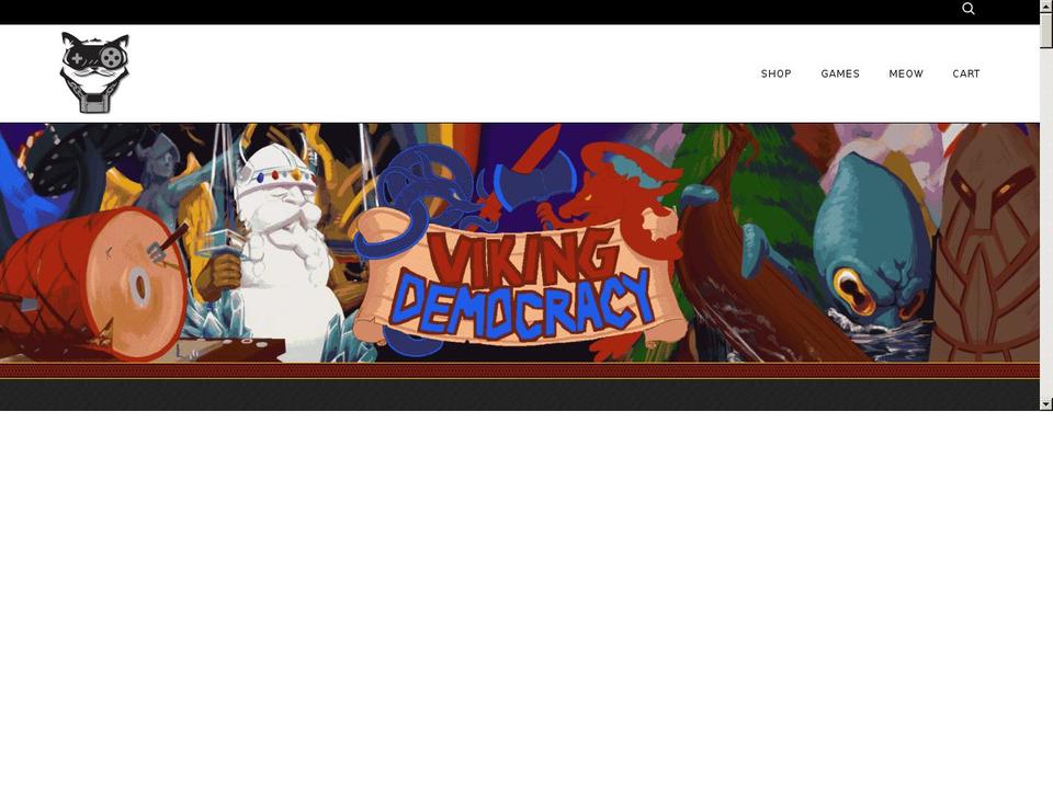 vikingdemocracy.com shopify website screenshot