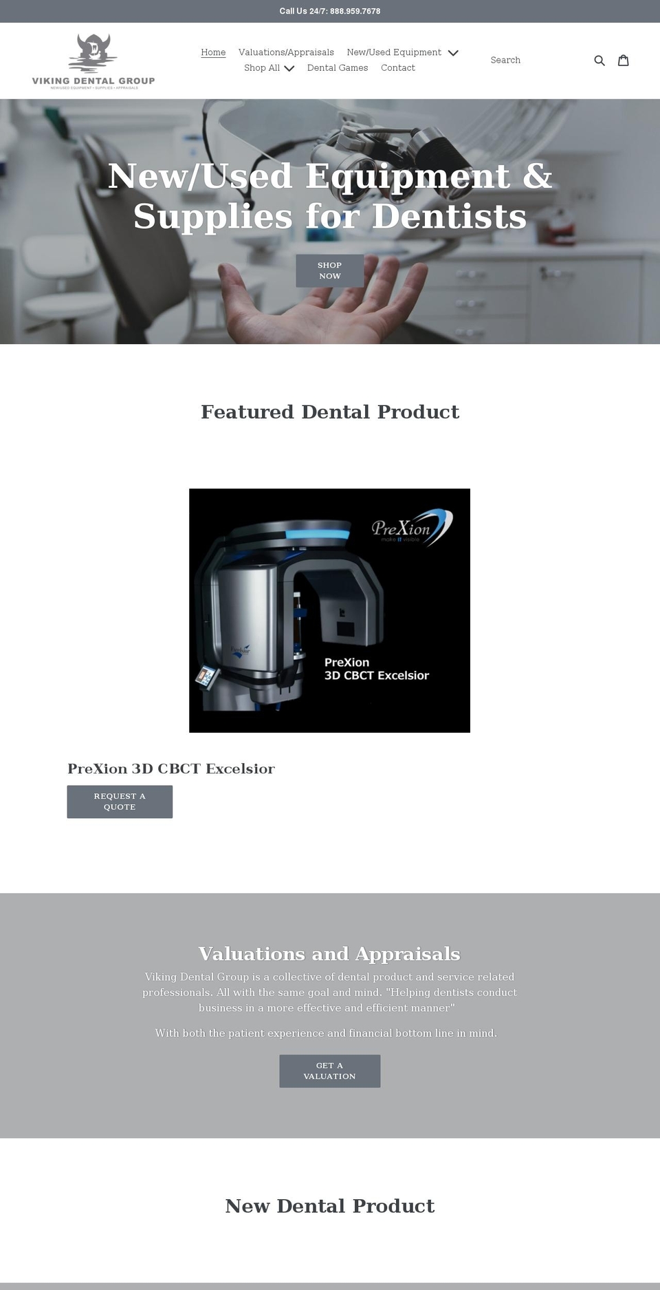 vikingdentalgroup.com shopify website screenshot