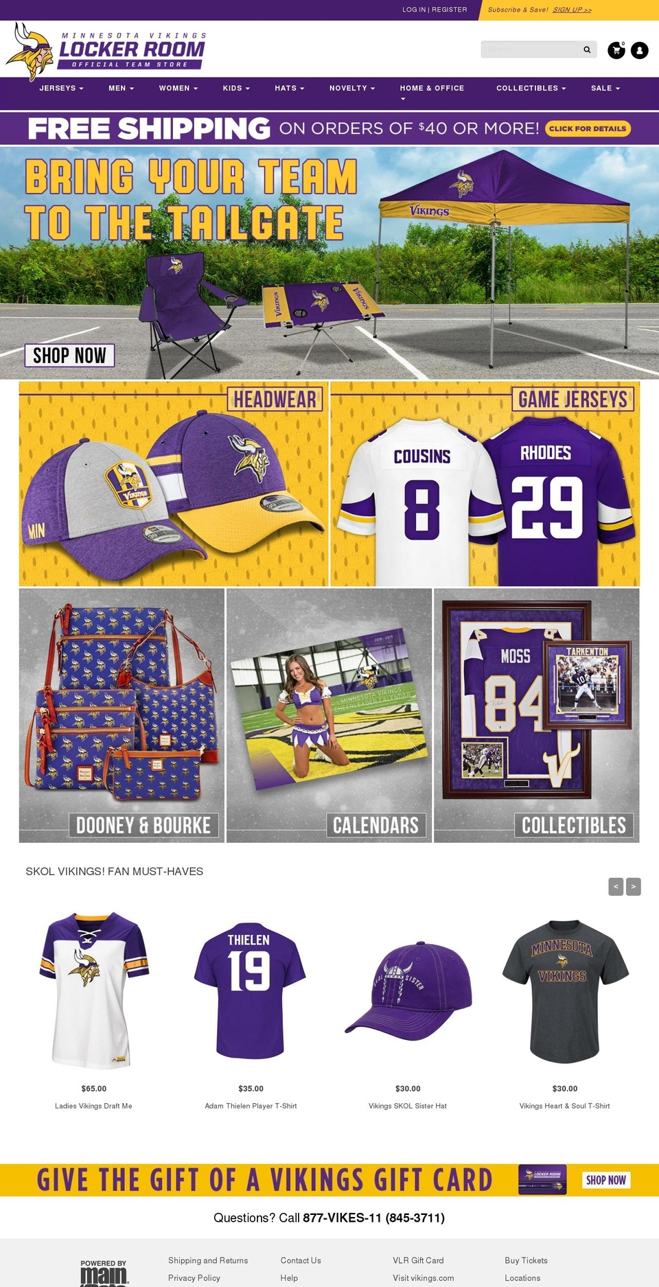 Jersey Builder - Diff -Rian Shopify theme site example vikingsmerchandise.com