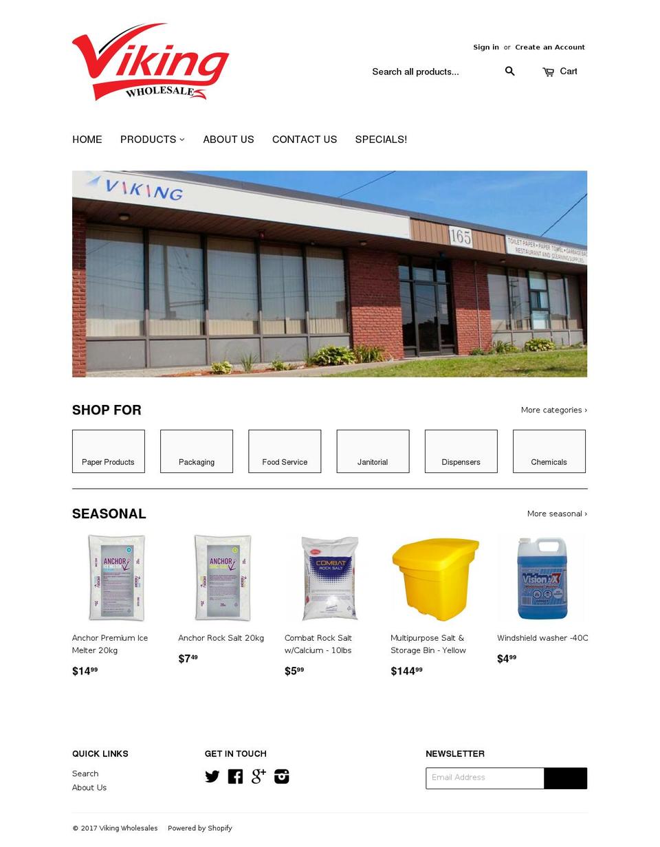 vikingwholesales.com shopify website screenshot