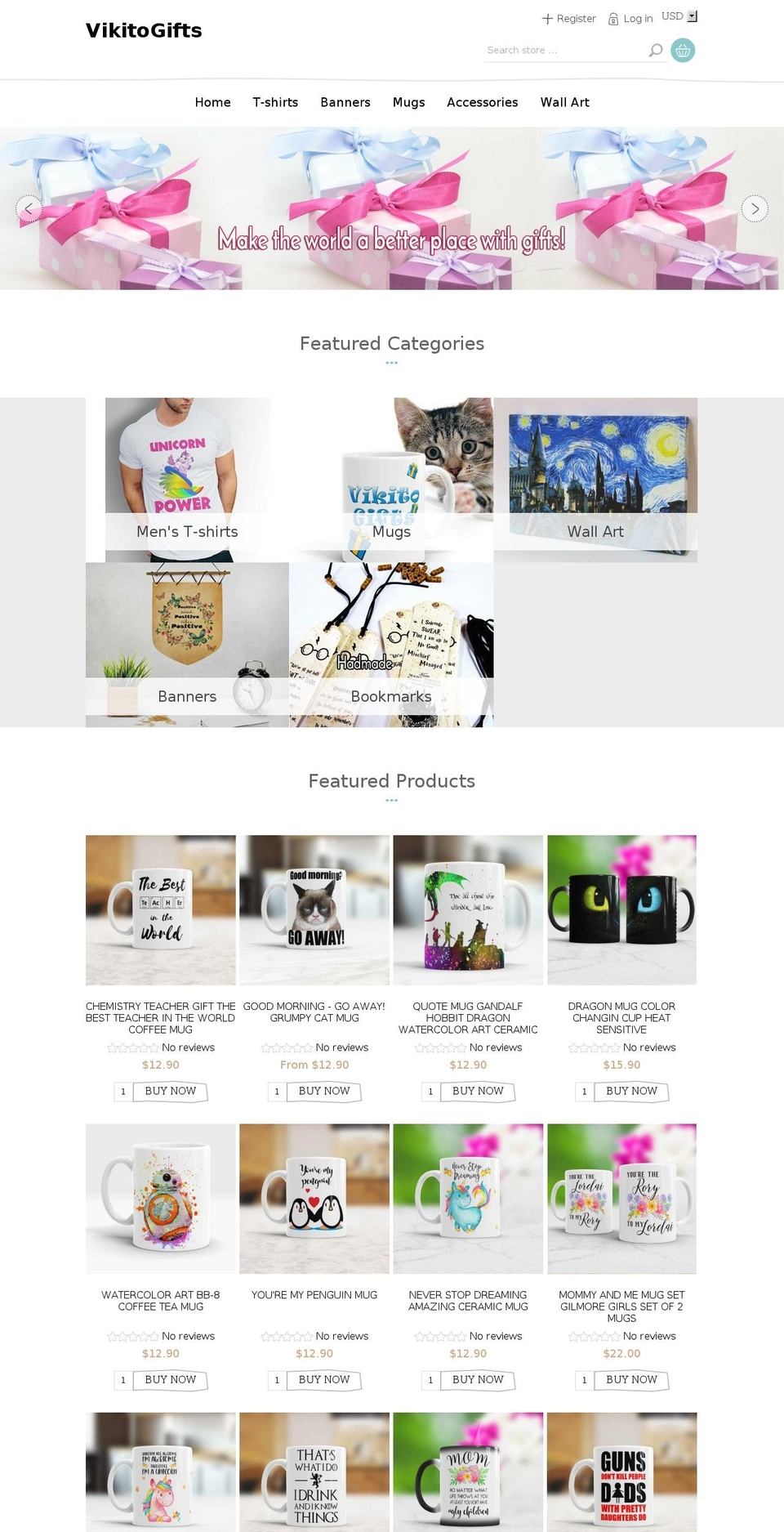 artfactory-kabukithemes Shopify theme site example vikitogifts.com