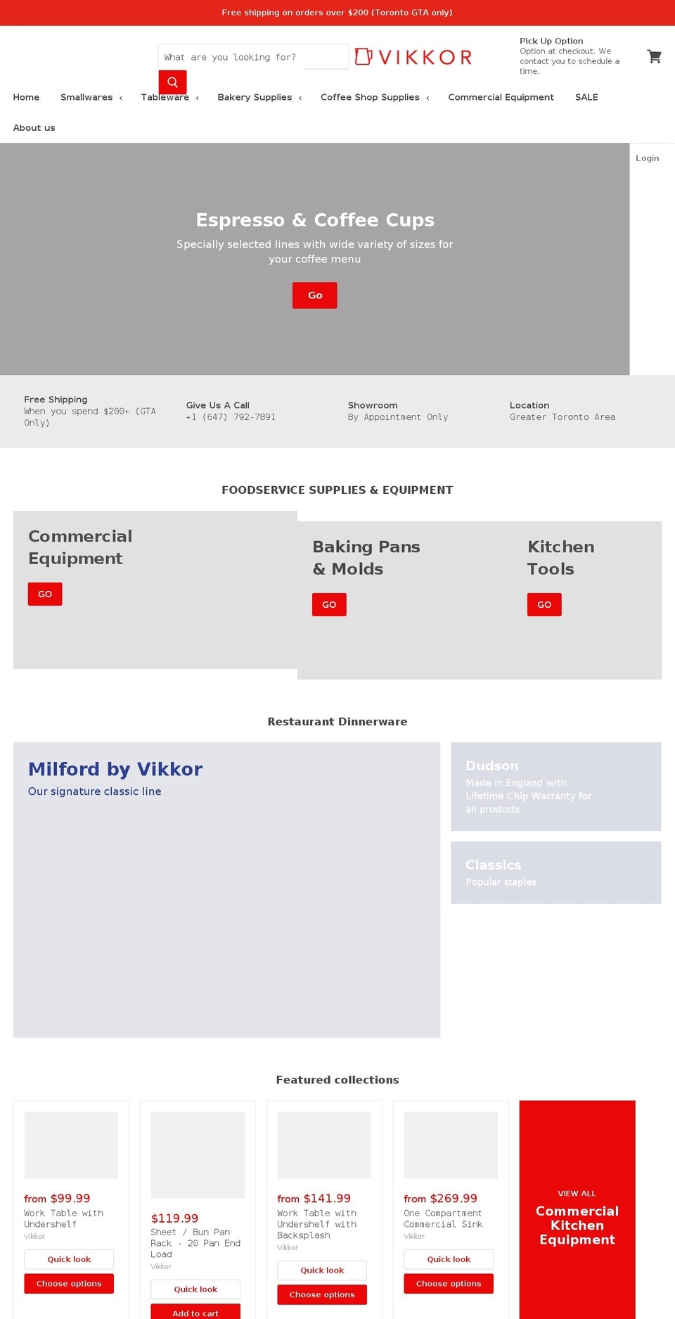 vikkor.com shopify website screenshot