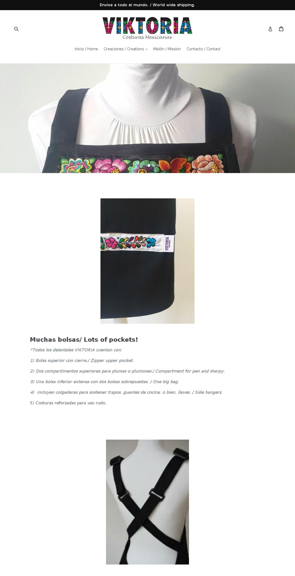 viktoriamexico.com — Shopify storefront screenshot