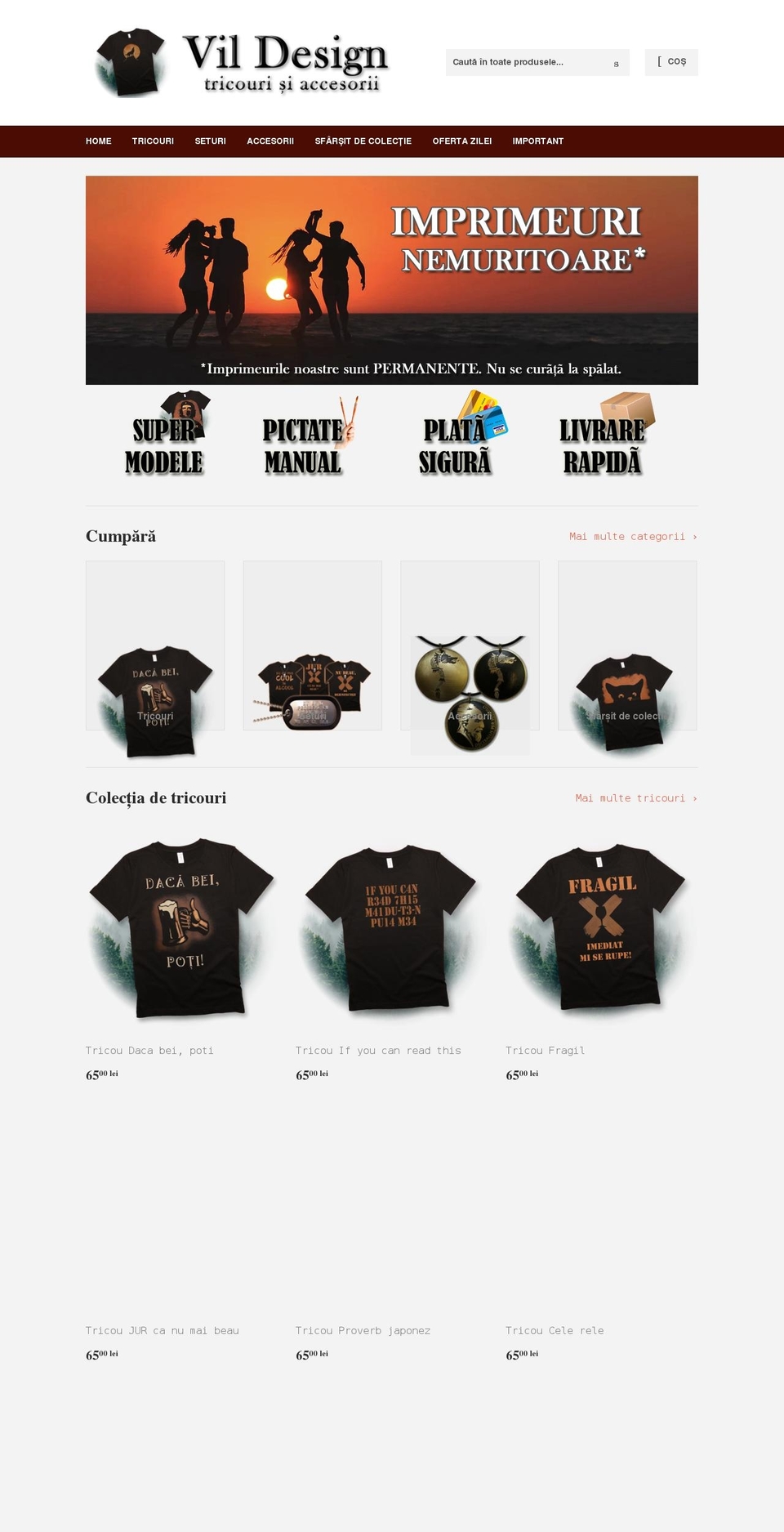 vil-design.com shopify website screenshot