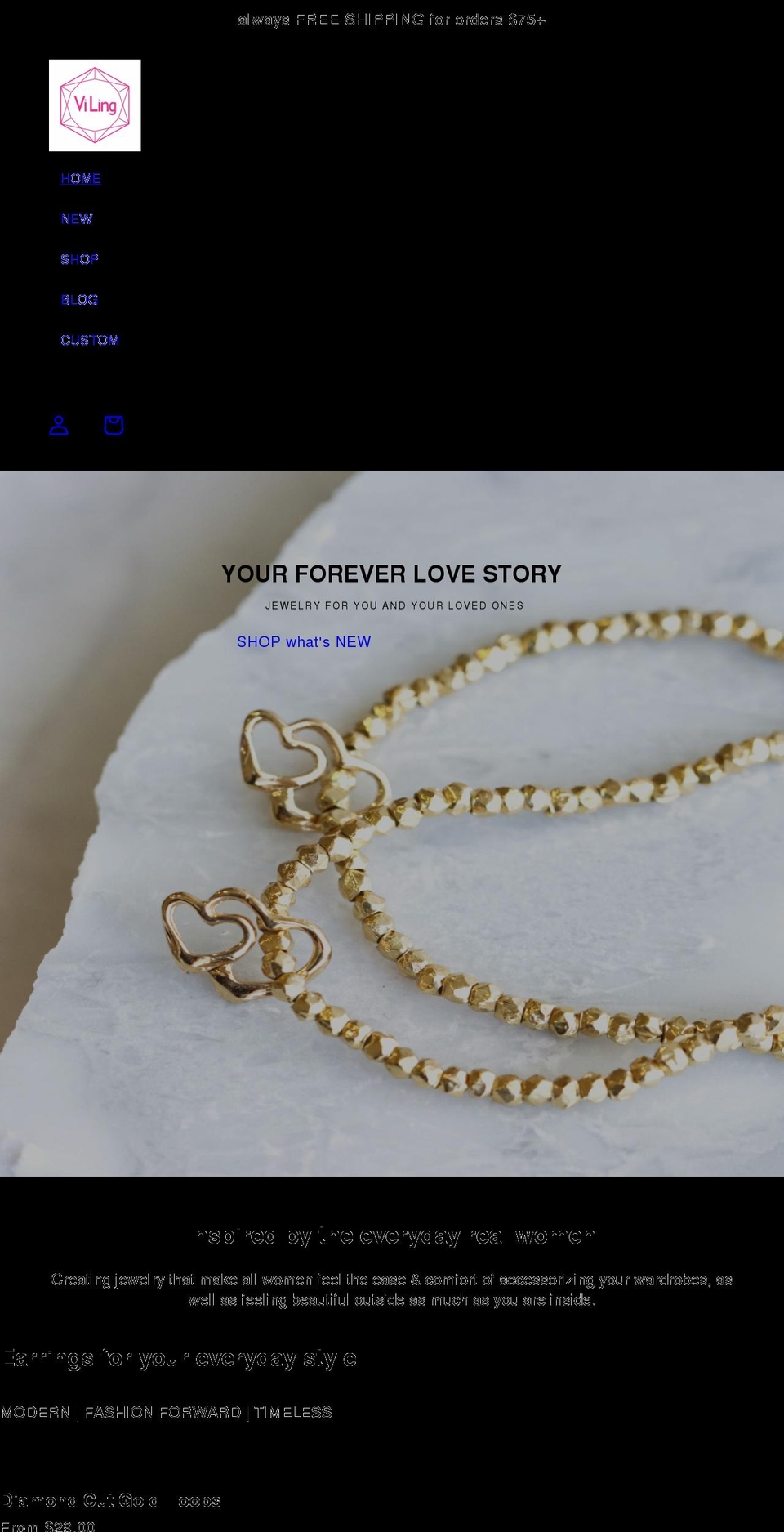 vilingdesigns.com shopify website screenshot