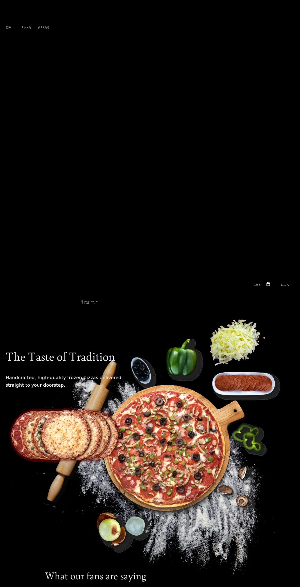 villagepubpizza.com shopify website screenshot