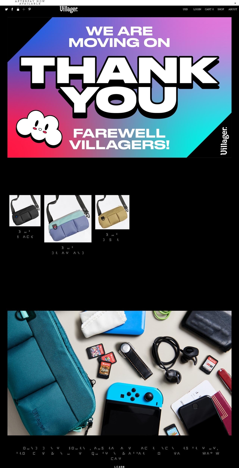 villagersupplies.com shopify website screenshot