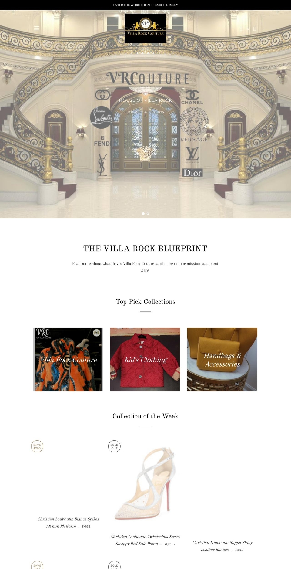 Dubai Shopify theme site example villarockctour.com