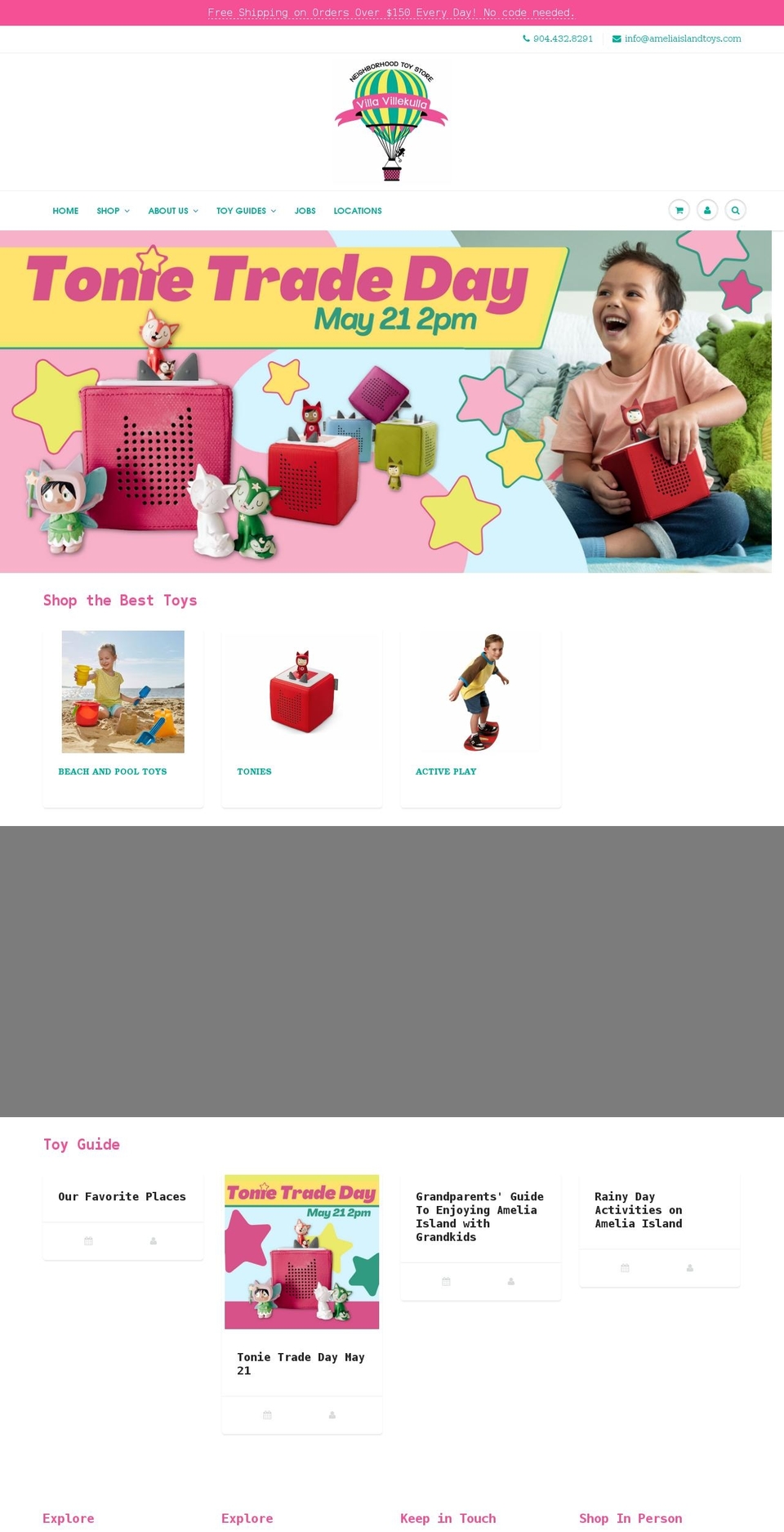 villavillekullatoys.com shopify website screenshot