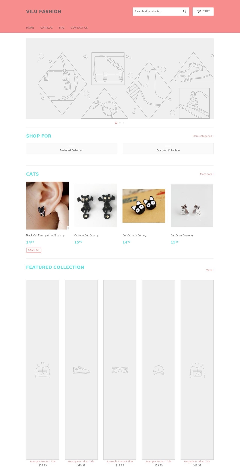 vilu-fashion.com shopify website screenshot