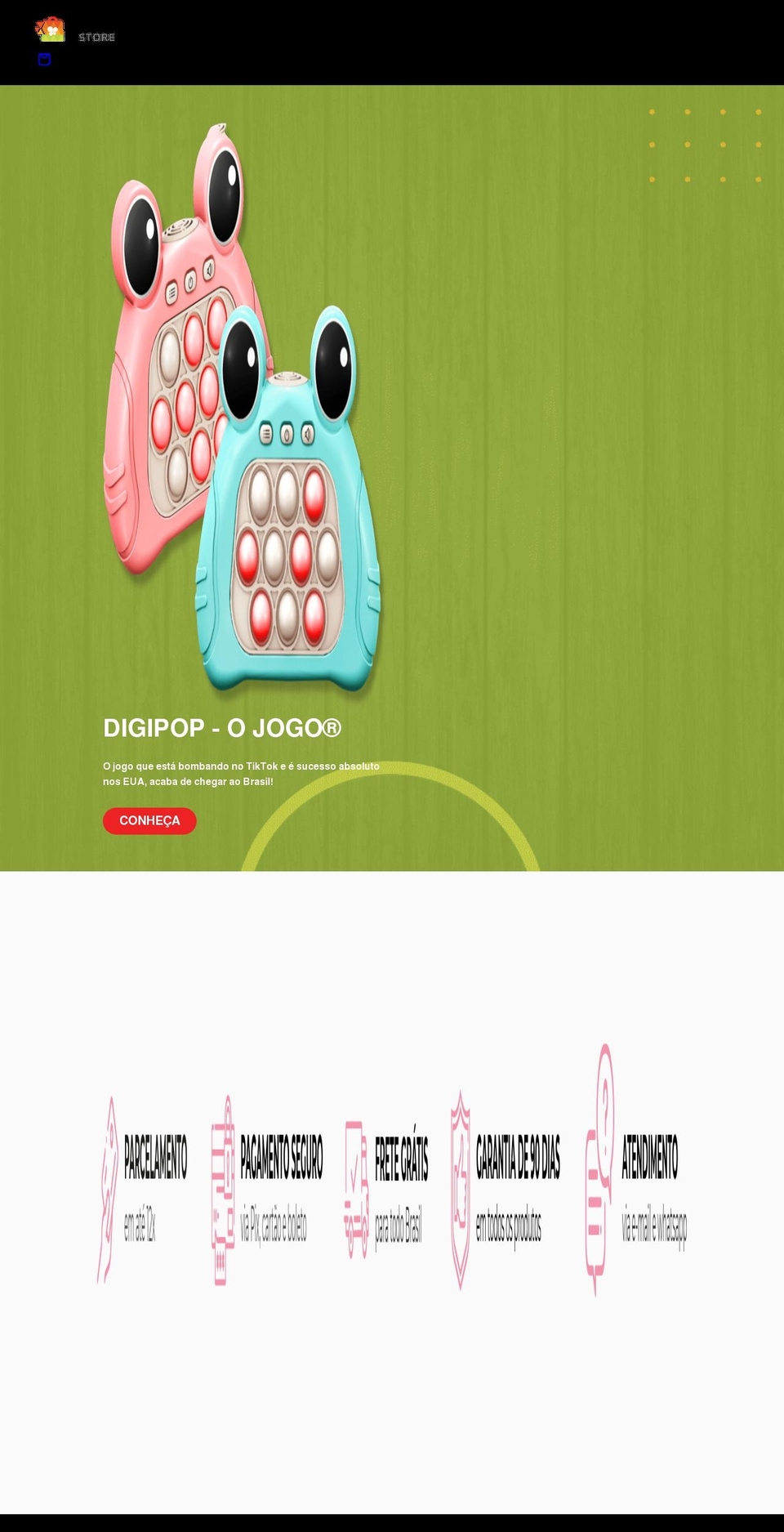 vimajo.com.br shopify website screenshot