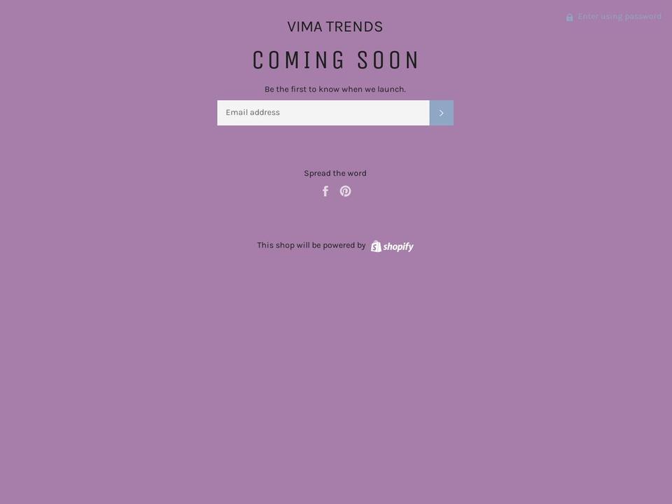 vimatrends.com — Shopify storefront screenshot
