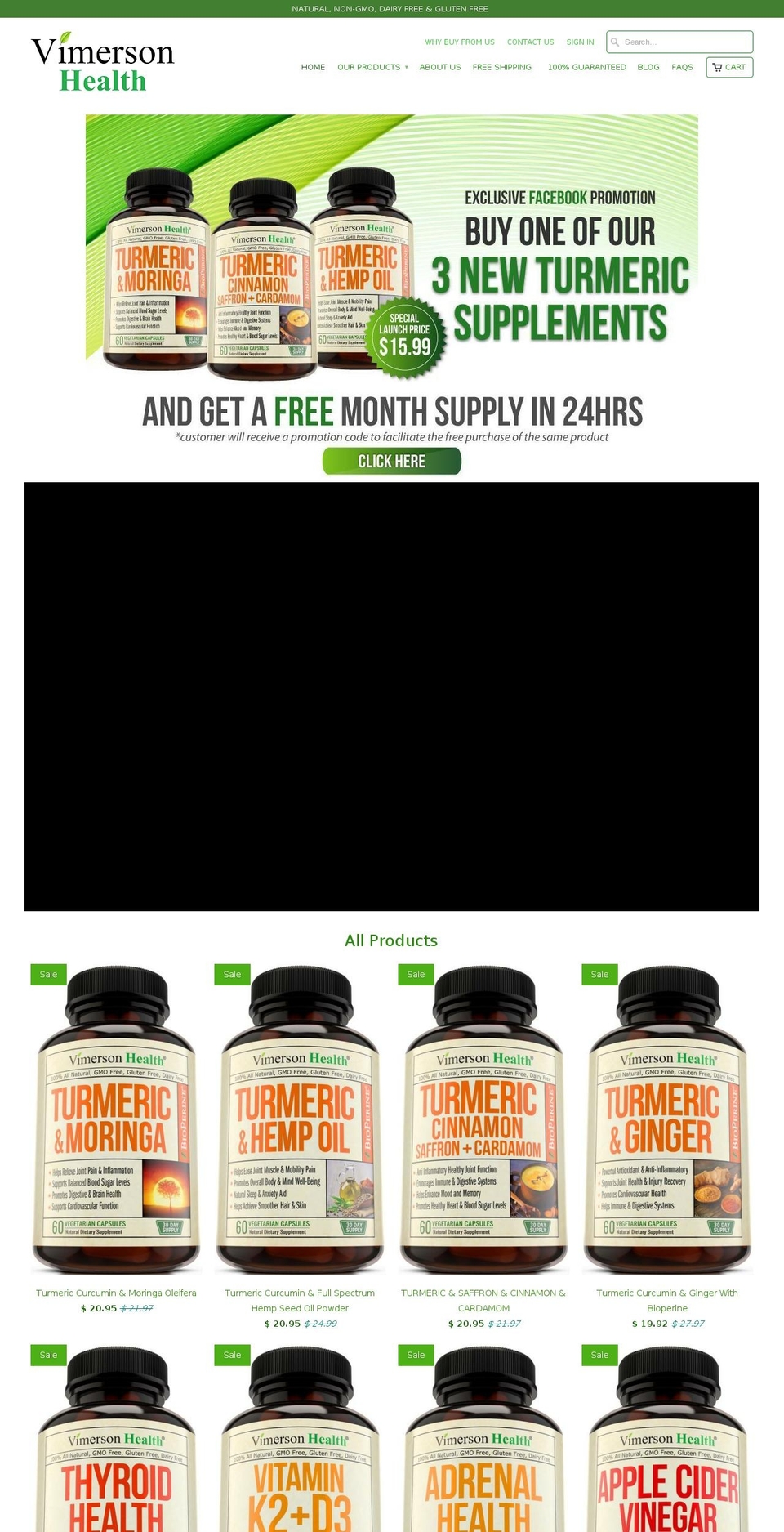 vimersonhealth.com — Shopify storefront screenshot