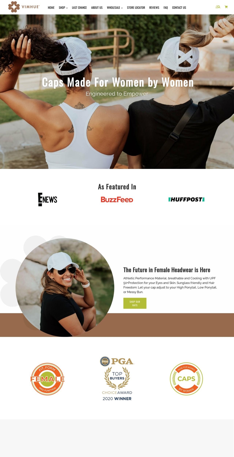 vimhue.com shopify website screenshot