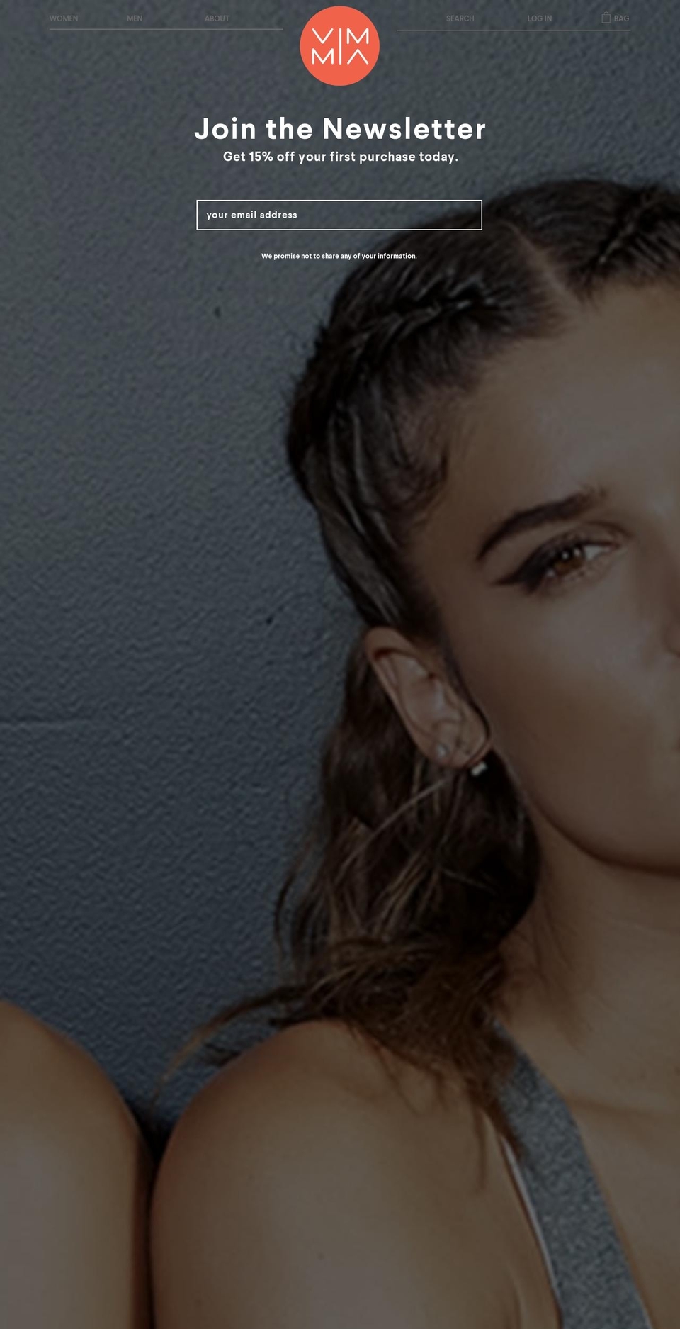 vimmia.com shopify website screenshot