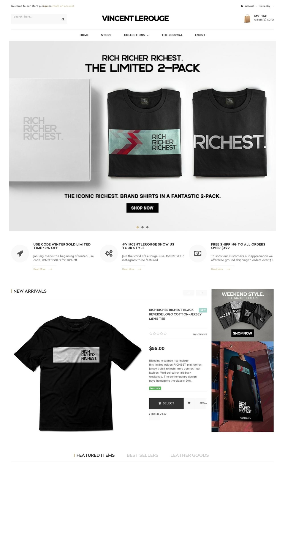 rrr Shopify theme site example vincentlerouge.com