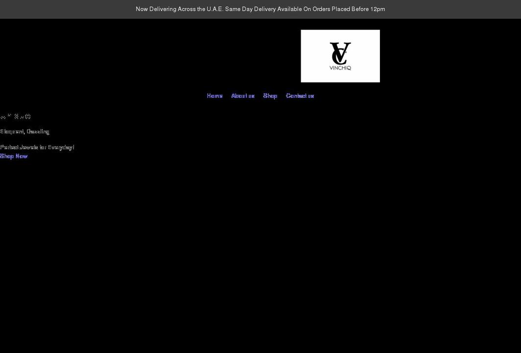 vinchiq.com shopify website screenshot