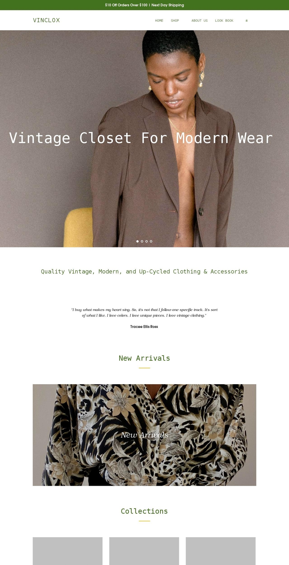 vinclox.com shopify website screenshot