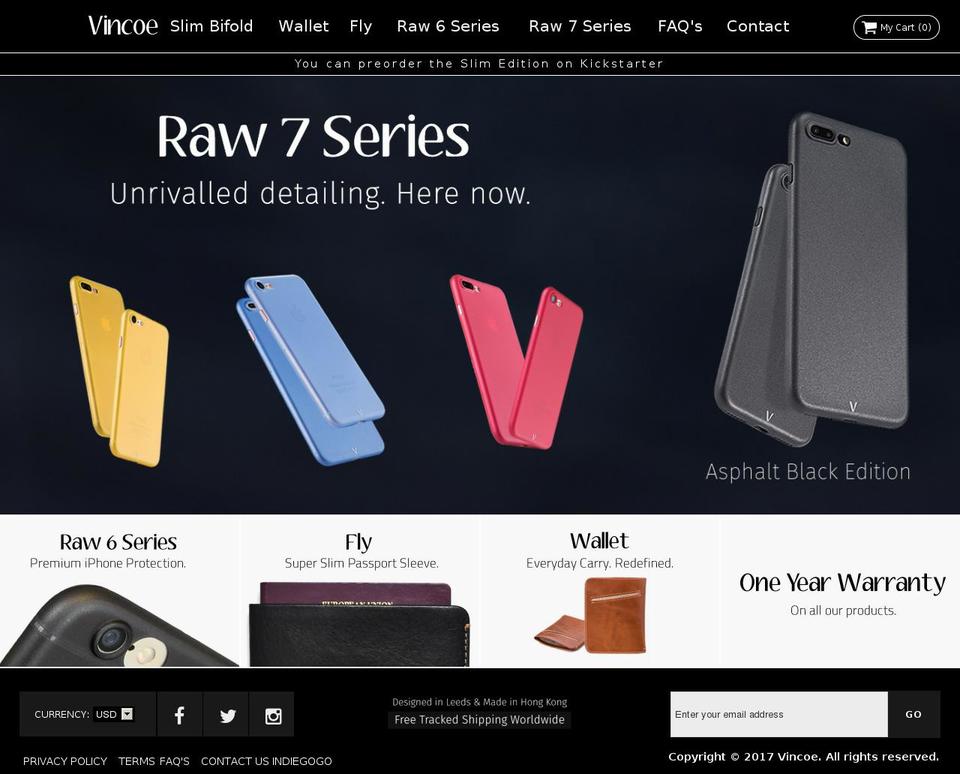 vincolife.com shopify website screenshot