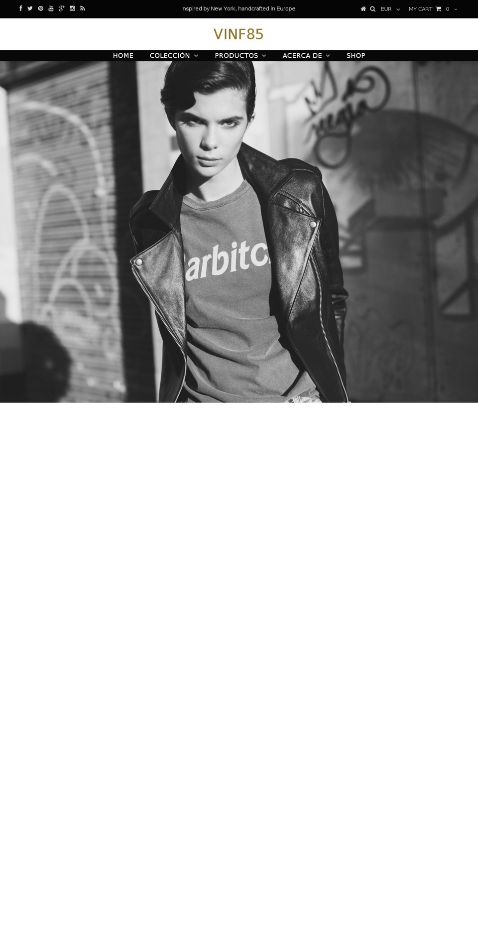vinf85.com shopify website screenshot