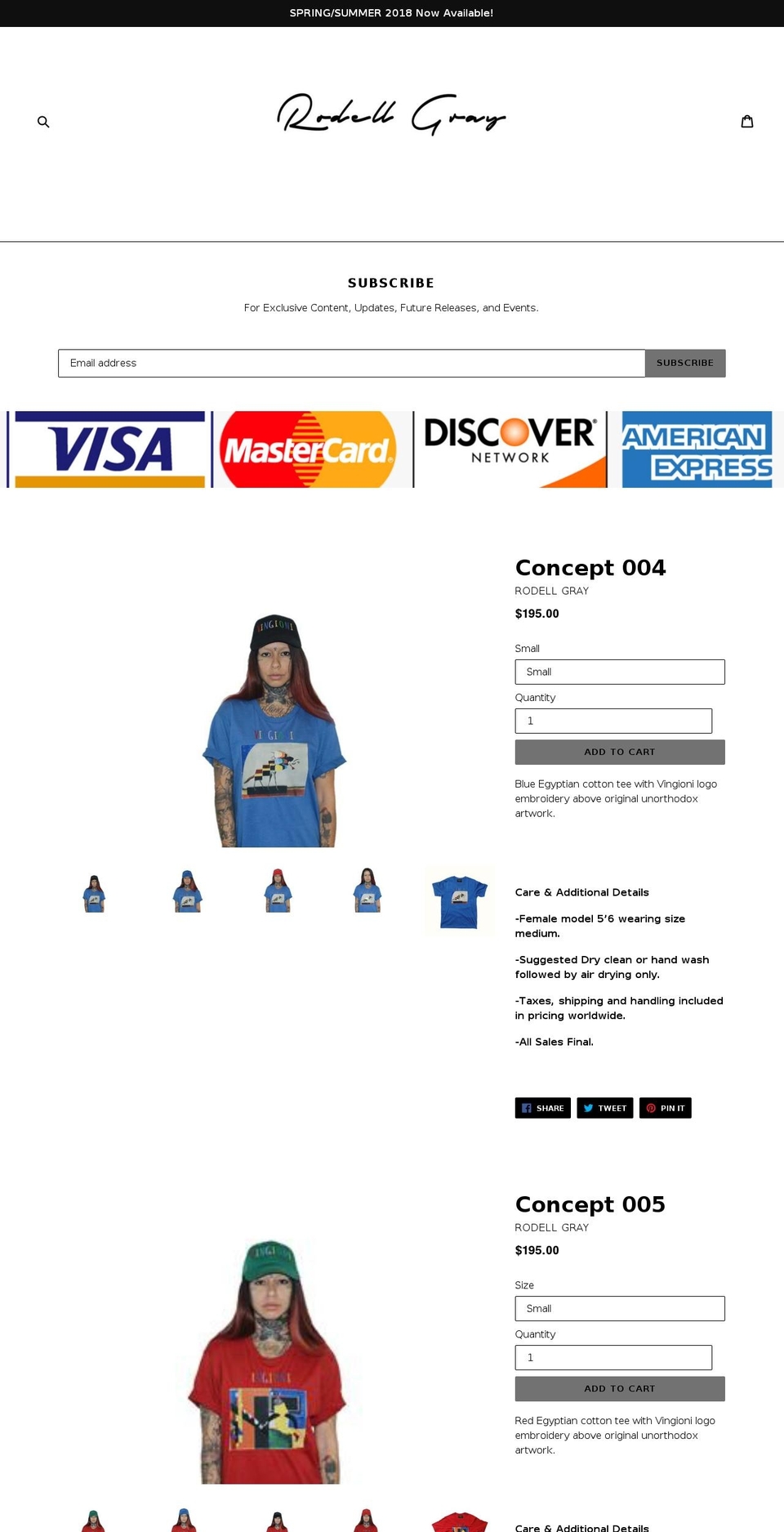 vingioni.com — Shopify store on .com