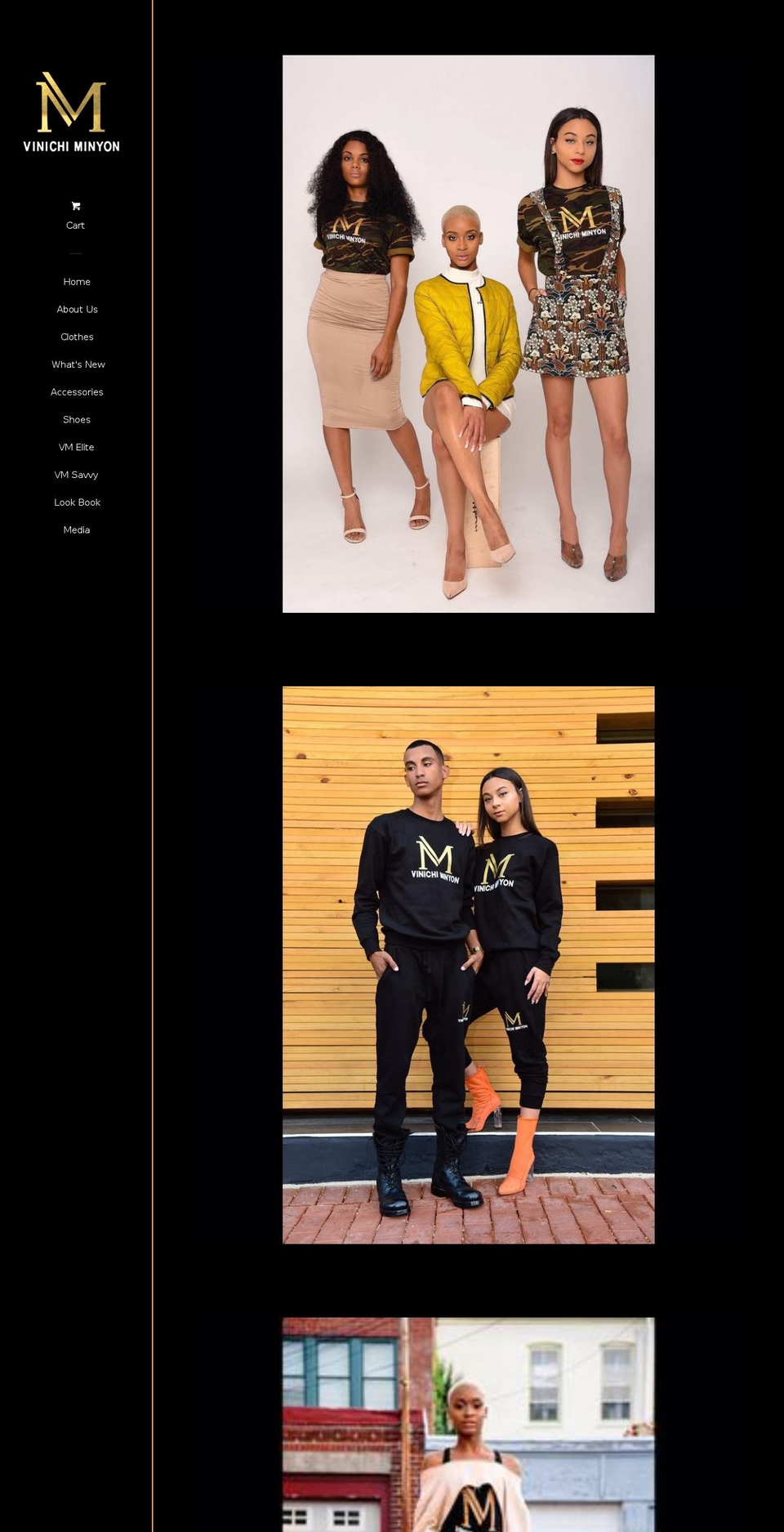 vinichiminyon.com — Shopify storefront screenshot
