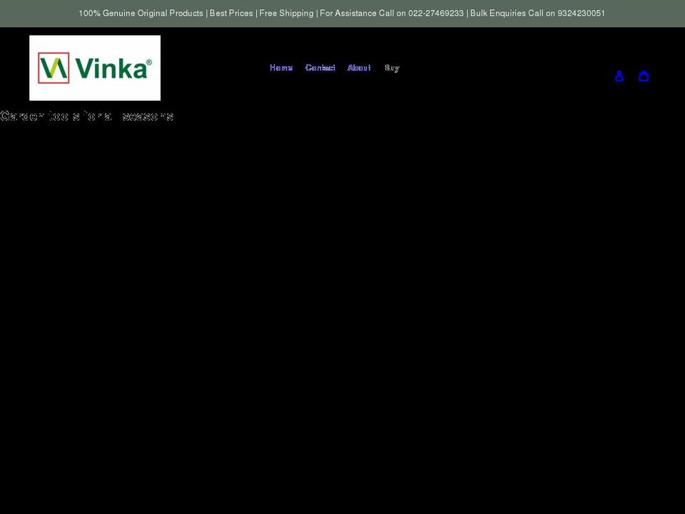 vinkagardentools.com shopify website screenshot