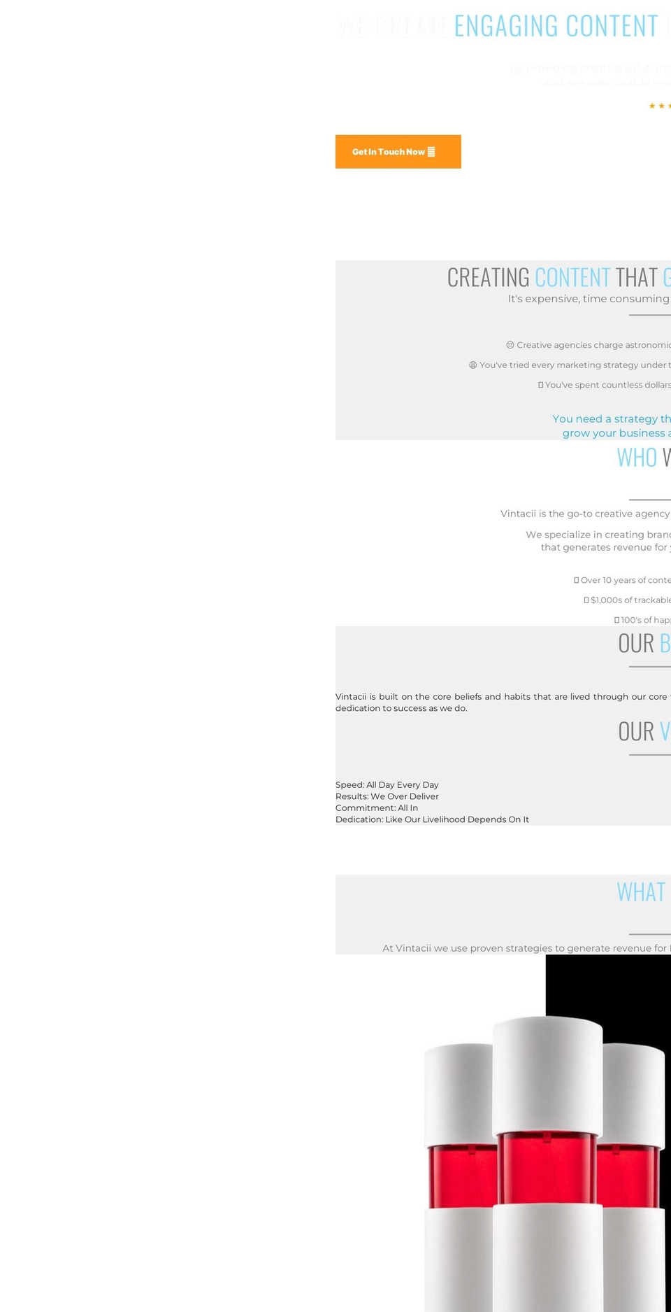vintacii.com — Shopify storefront screenshot