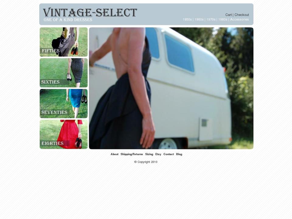 vintage-select.com — Shopify storefront screenshot
