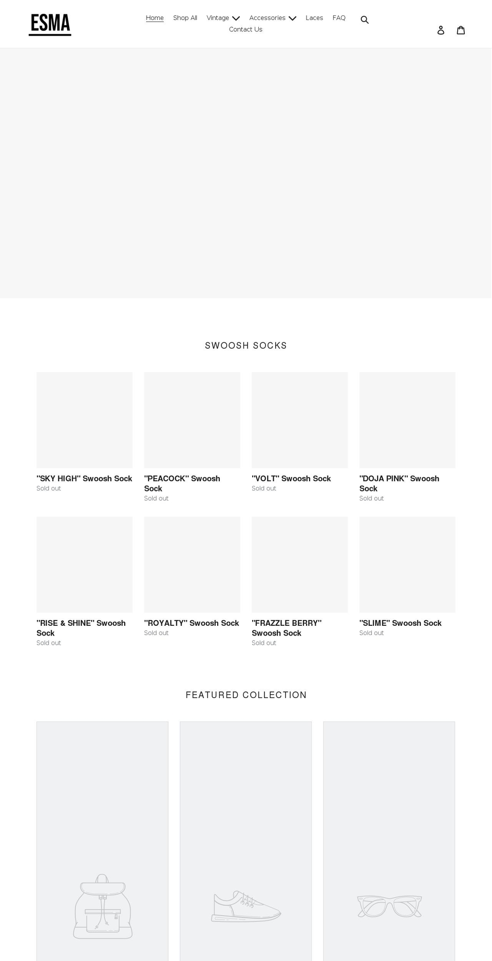 vintagebyesma.com shopify website screenshot