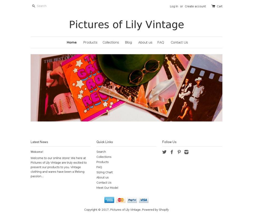 vintageclothingaustralia.com shopify website screenshot