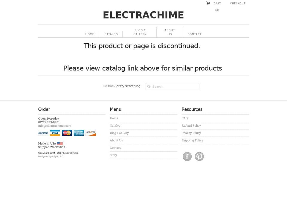 vintagedoorchimes.com shopify website screenshot