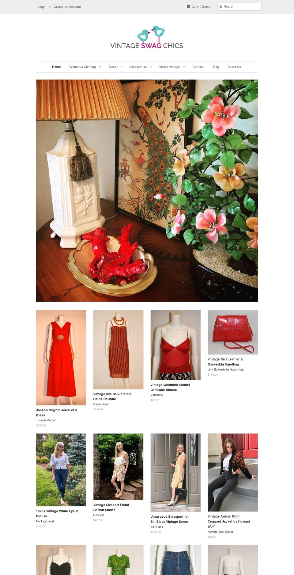 vintagedudsanddecor.com shopify website screenshot