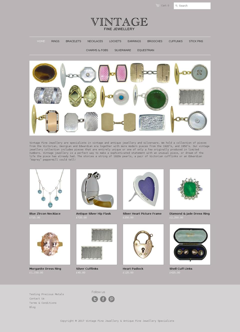 Work-k_ITG vintagefinejewellery Shopify theme site example vintagefinejewellery.com