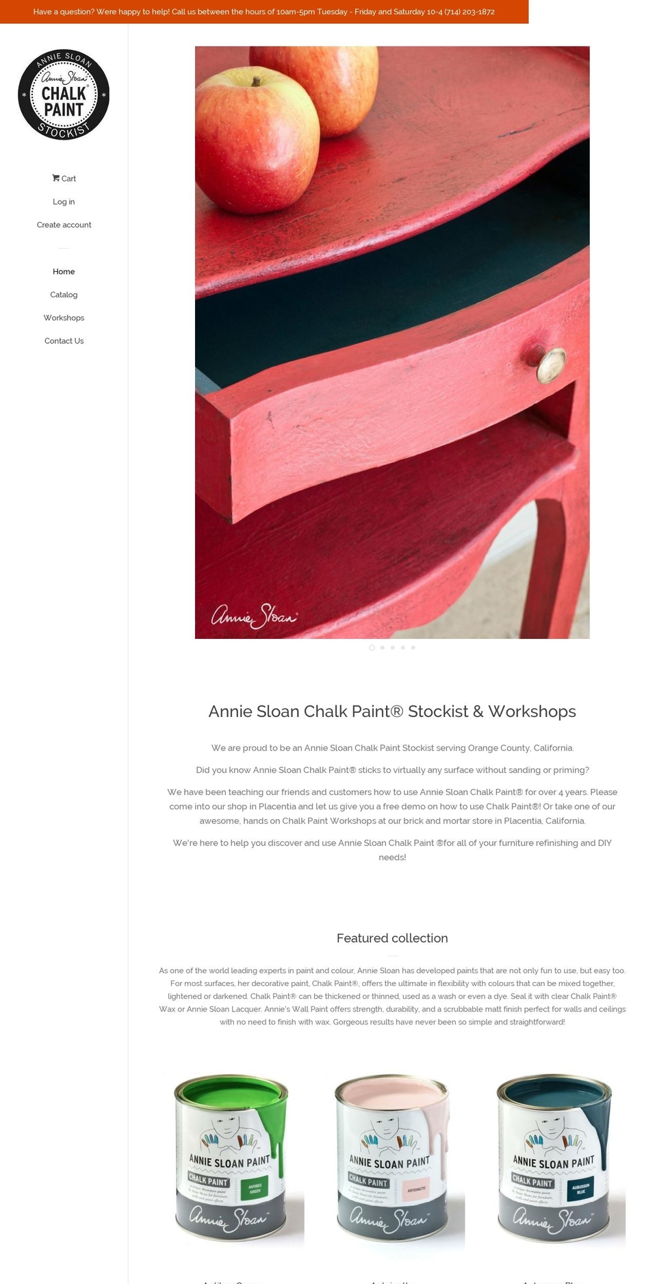 vintagehomeoc.com — Shopify storefront screenshot