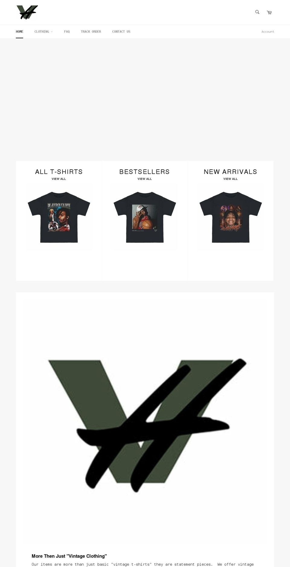 vintagehyped.com shopify website screenshot