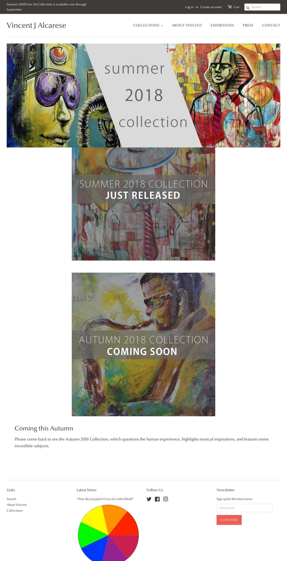 vintagevinnie.com — Shopify storefront screenshot
