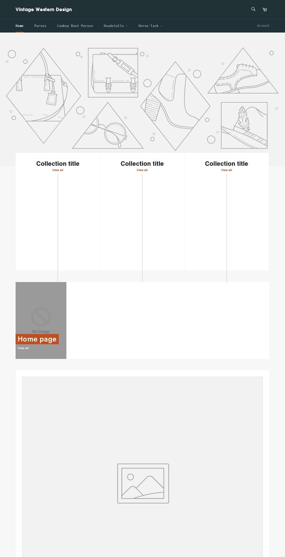 vintagewesterndesign.com shopify website screenshot