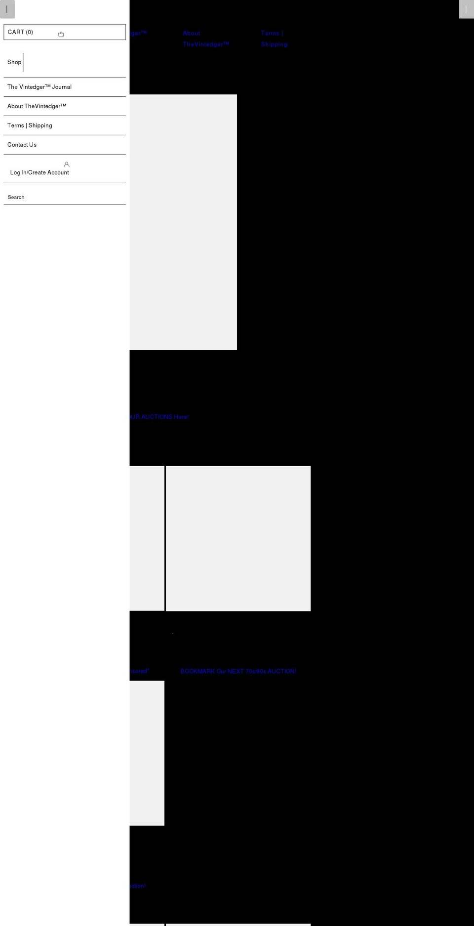 vintedgemodern.com shopify website screenshot