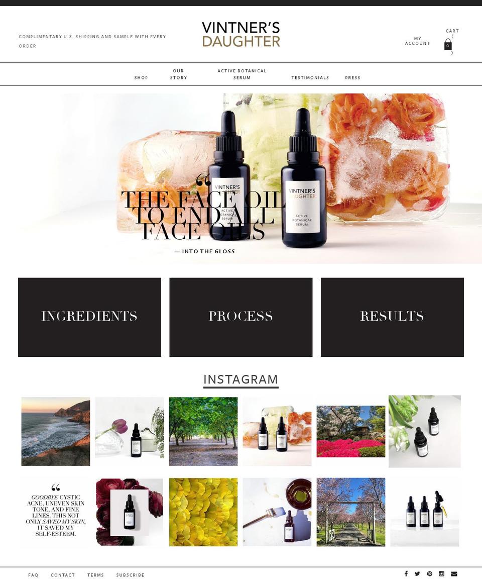 Vintner's Daughter - Master Theme v1.3 Shopify theme site example vintnersdaughter.com