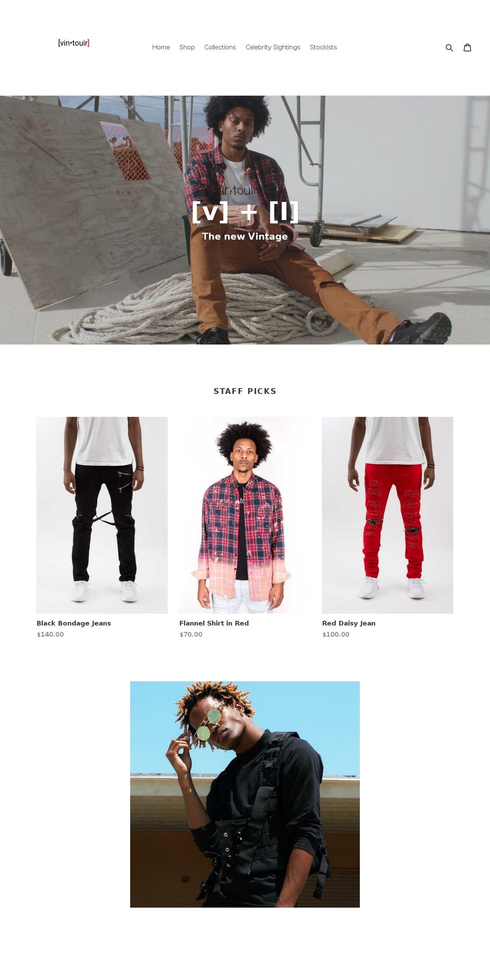 vintouir.com shopify website screenshot