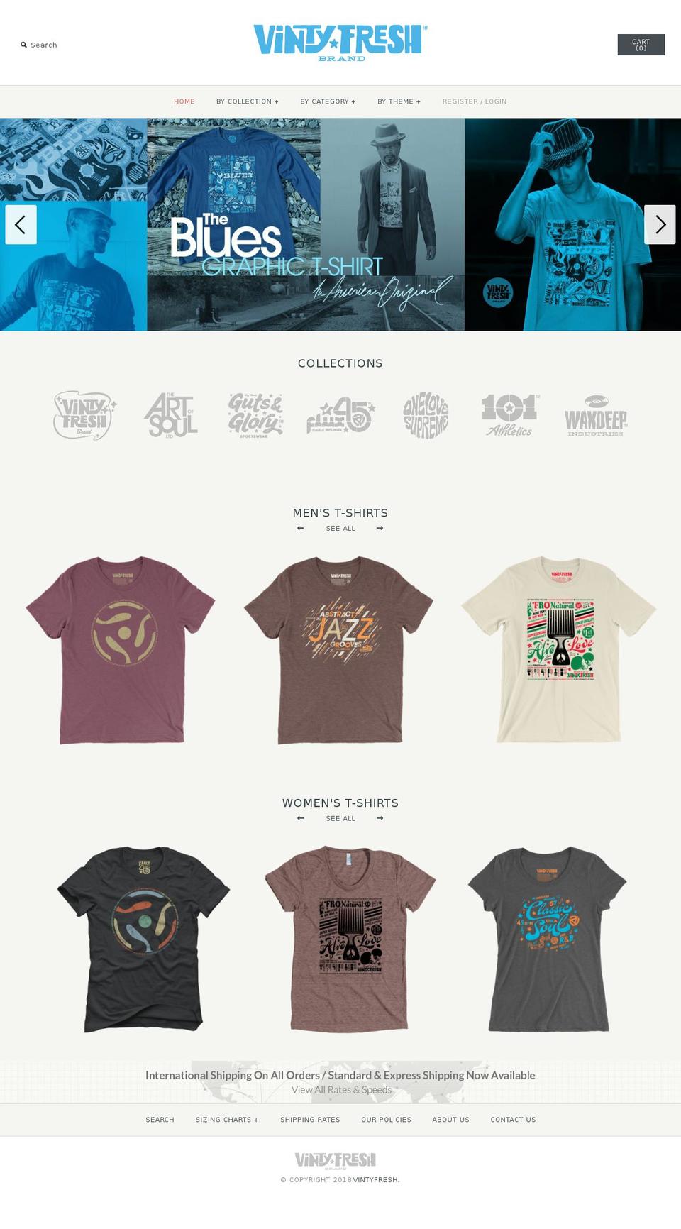vintyfresh.com shopify website screenshot