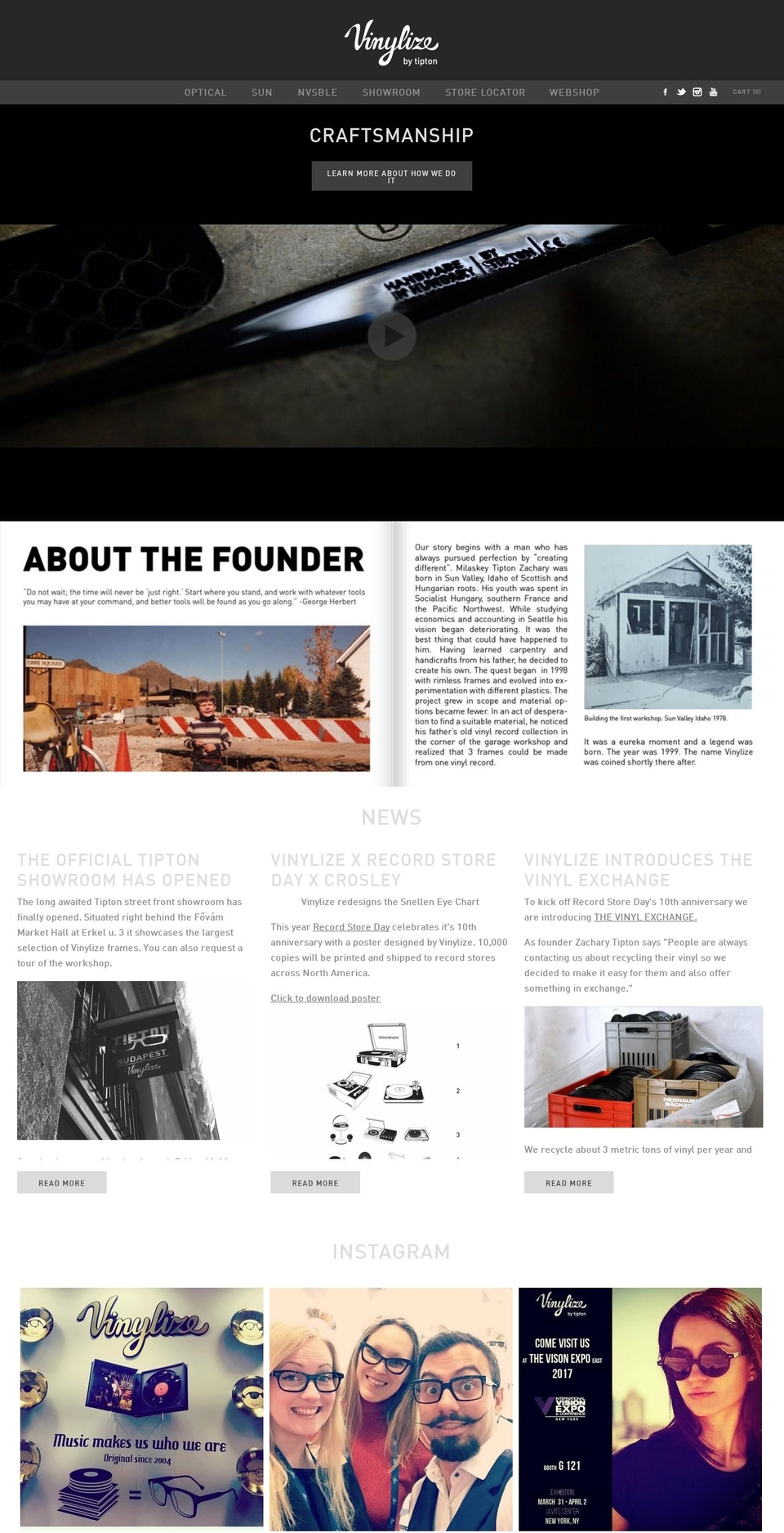 vinylize.com shopify website screenshot