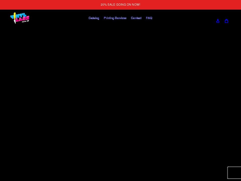 vinyllabz.com shopify website screenshot