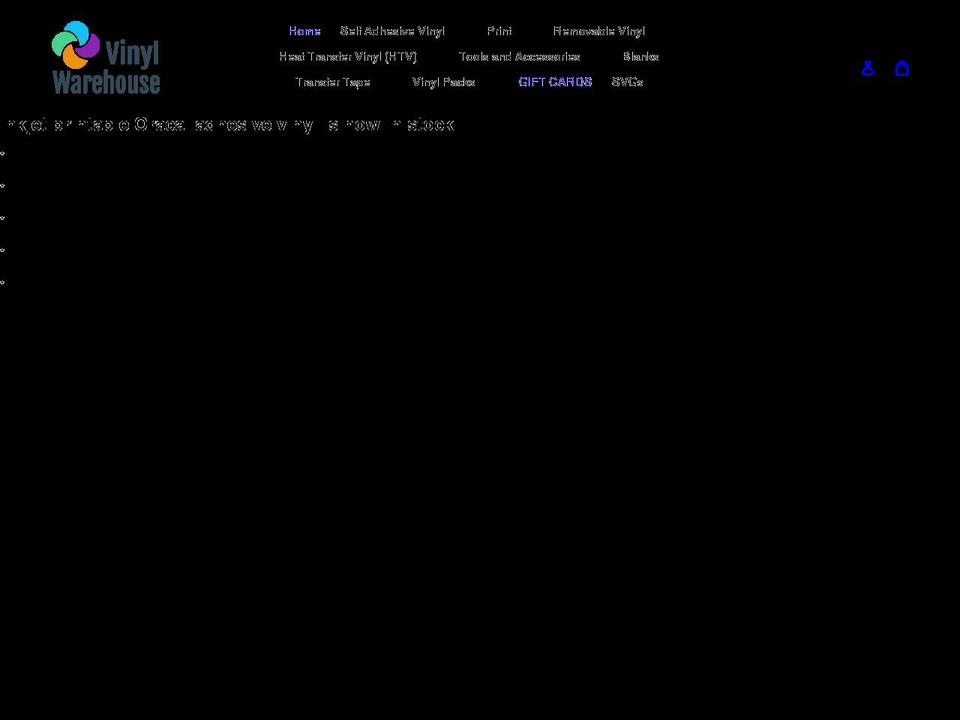 vinylwarehouse.com.au shopify website screenshot