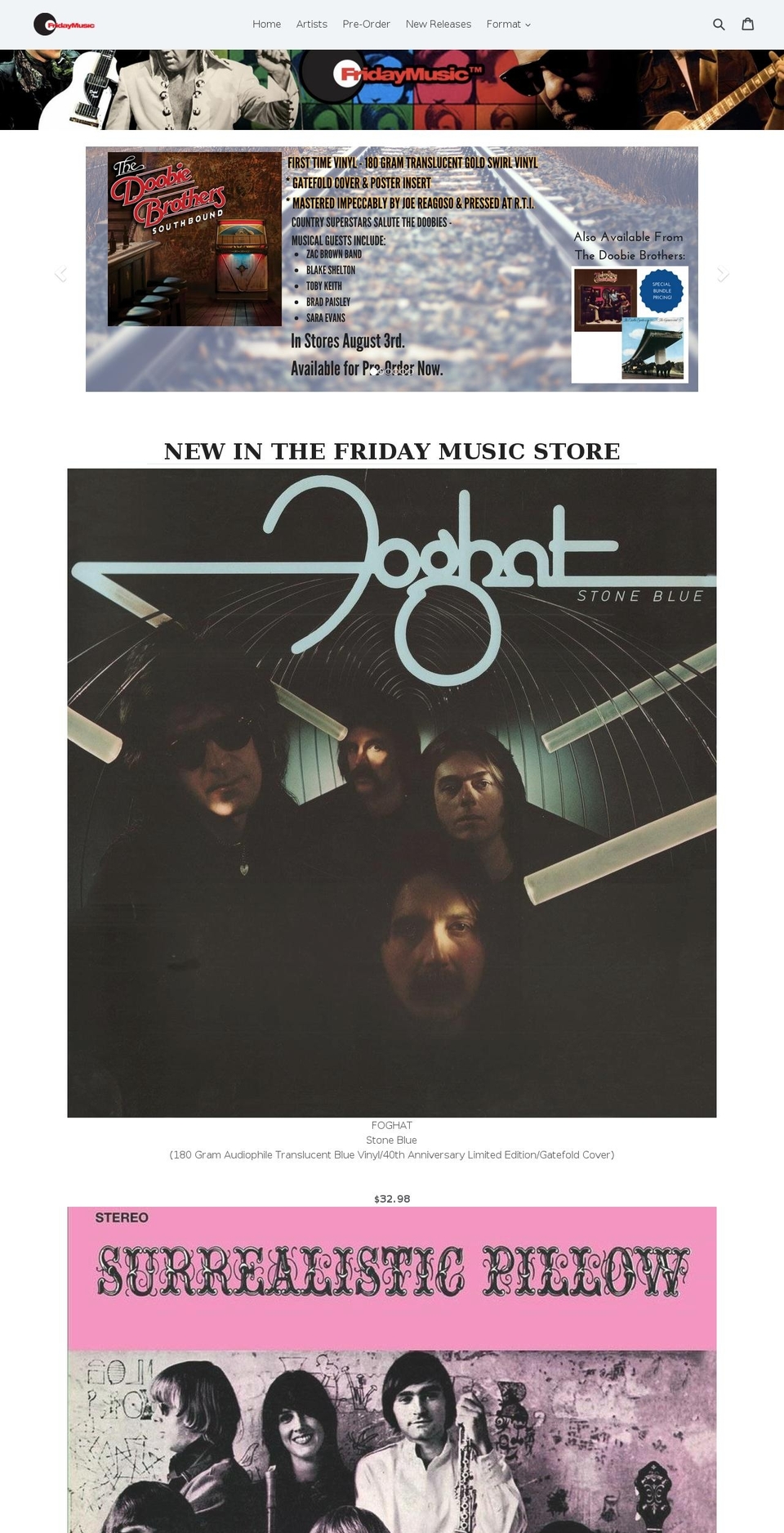 vinylwishes.com — Shopify storefront screenshot
