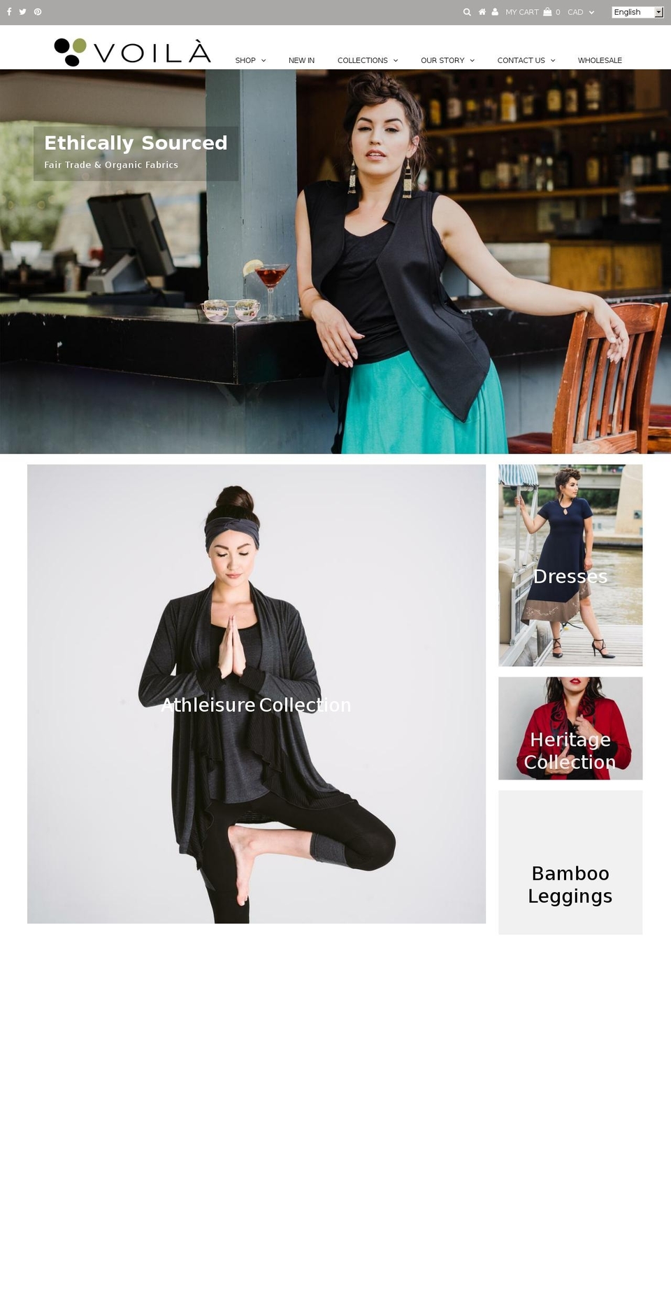 violaandreanne.com — Shopify storefront screenshot