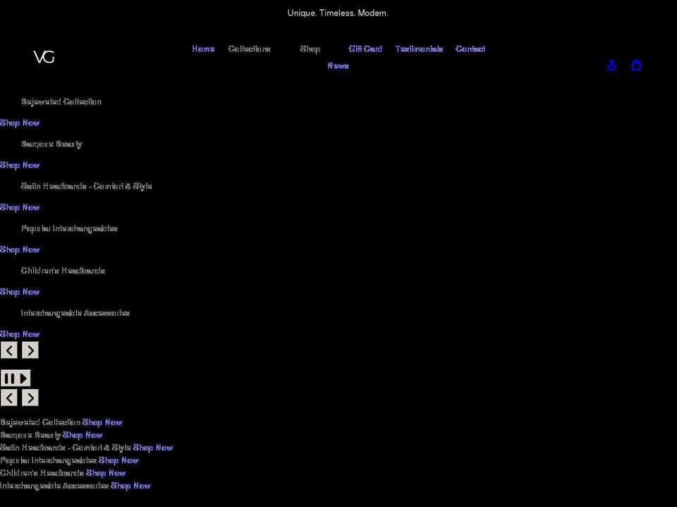 violeta-giovanna.com shopify website screenshot