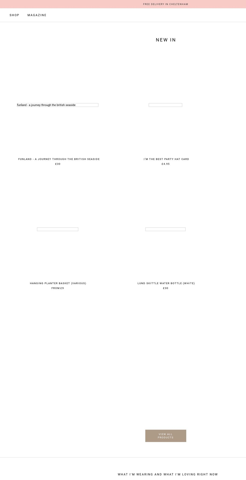 violetandpercy.co.uk shopify website screenshot