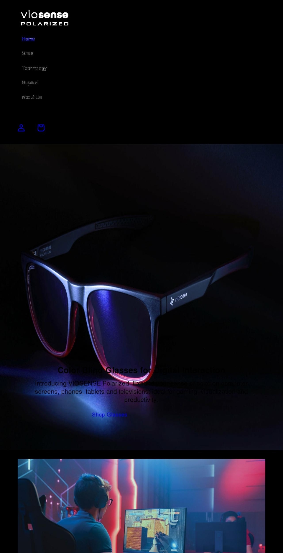 viosense.com shopify website screenshot